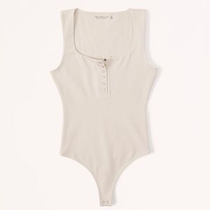 Abercrombie and Fitch Henley Tank Bodysuit